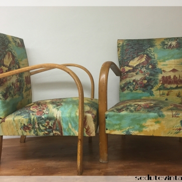 Coppia poltrone anni 50 - 1950s armchairs, a pair